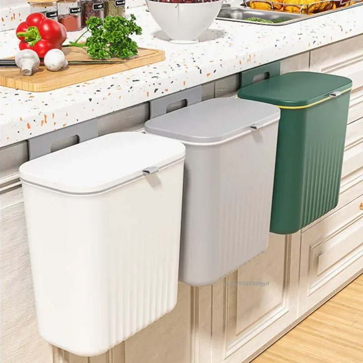 "Wall-Mounted Trash Can – Practical, Stylish & Space-Saving Solution!" 🚀