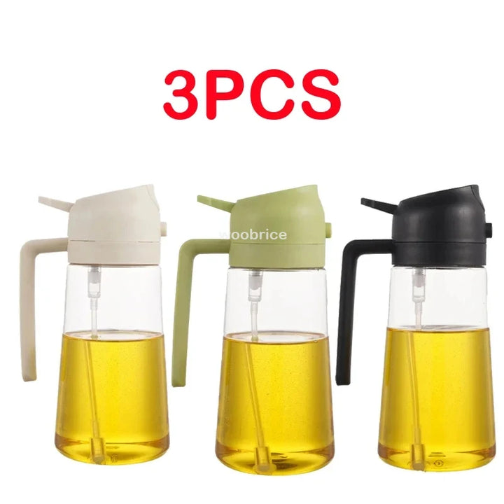 2-in-1 spray bottle, oil or olive oil