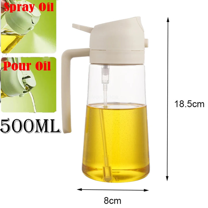 2-in-1 spray bottle, oil or olive oil