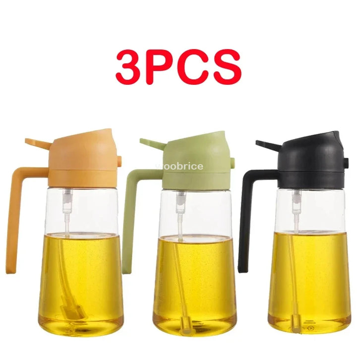 2-in-1 spray bottle, oil or olive oil