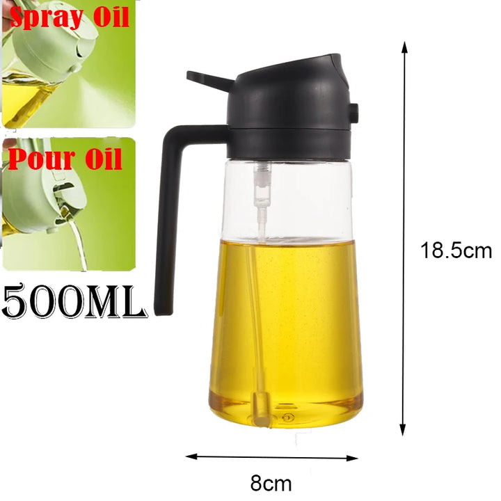 2-in-1 spray bottle, oil or olive oil