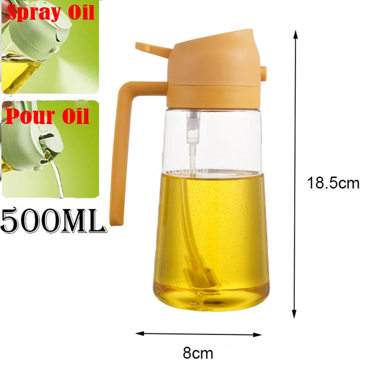 2-in-1 spray bottle, oil or olive oil