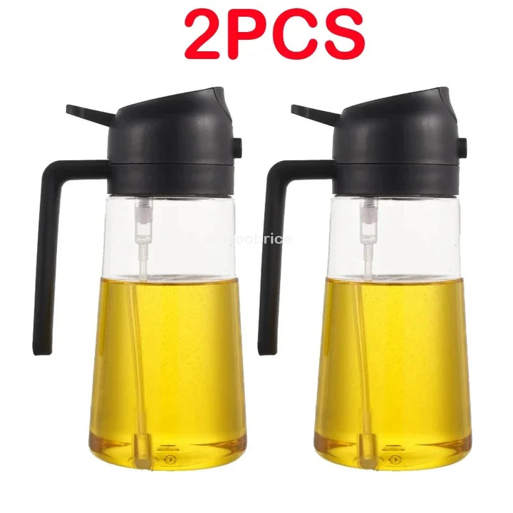 2-in-1 spray bottle, oil or olive oil