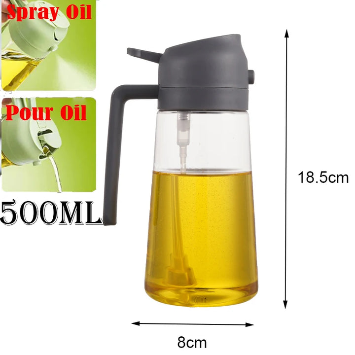 2-in-1 spray bottle, oil or olive oil