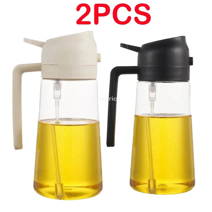 2-in-1 spray bottle, oil or olive oil